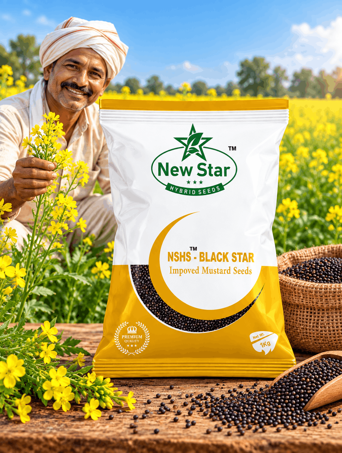 🌿 NSHS – BLACK STAR MUSTARD